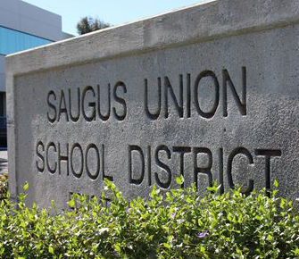 exterior sign that says Saugus Union School District