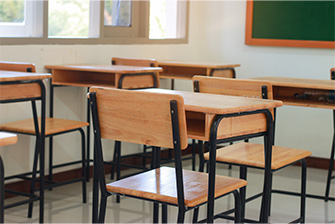 Empty classroom