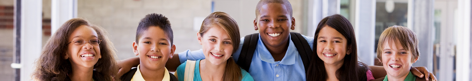 six students smiling